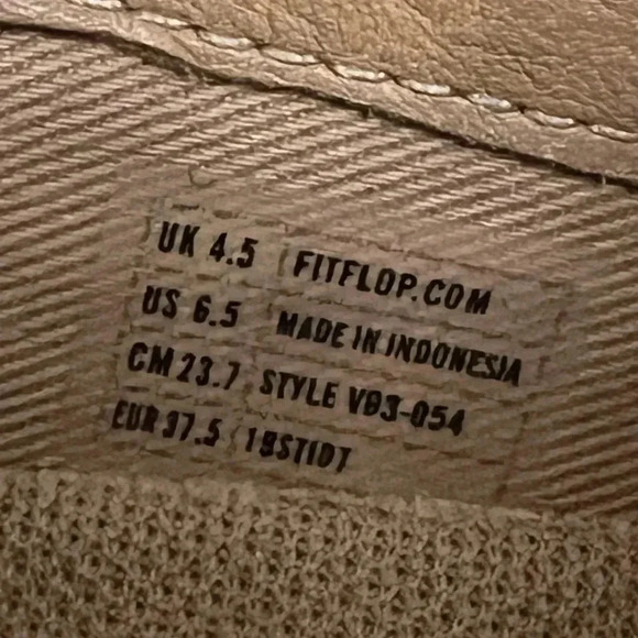 Fitflop Superskate Snake Gray Loafers size 6.5 comfort walking slip on sneaker - Picture 8 of 8